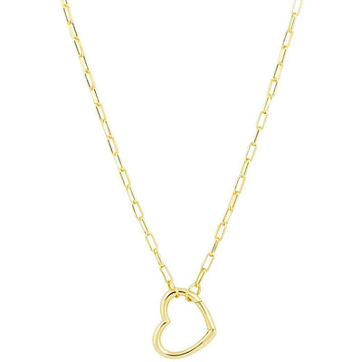 Brooke Open Heart Necklace