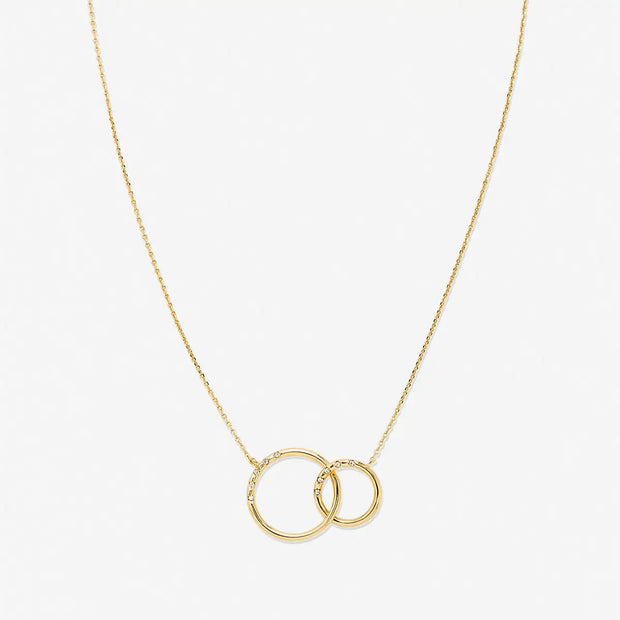 Family Interlocking Circles Necklace