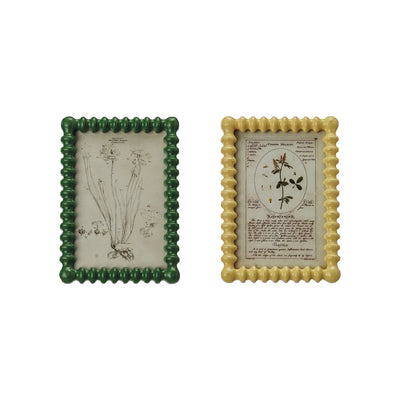 Beaded  Colored Picture Frames