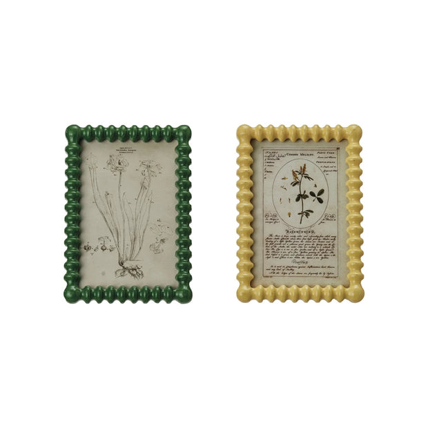 Beaded  Colored Picture Frames