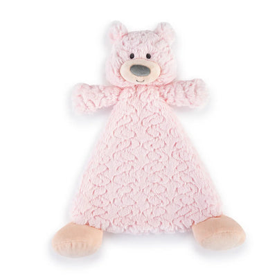 Pink Bear  Rattle Blankie