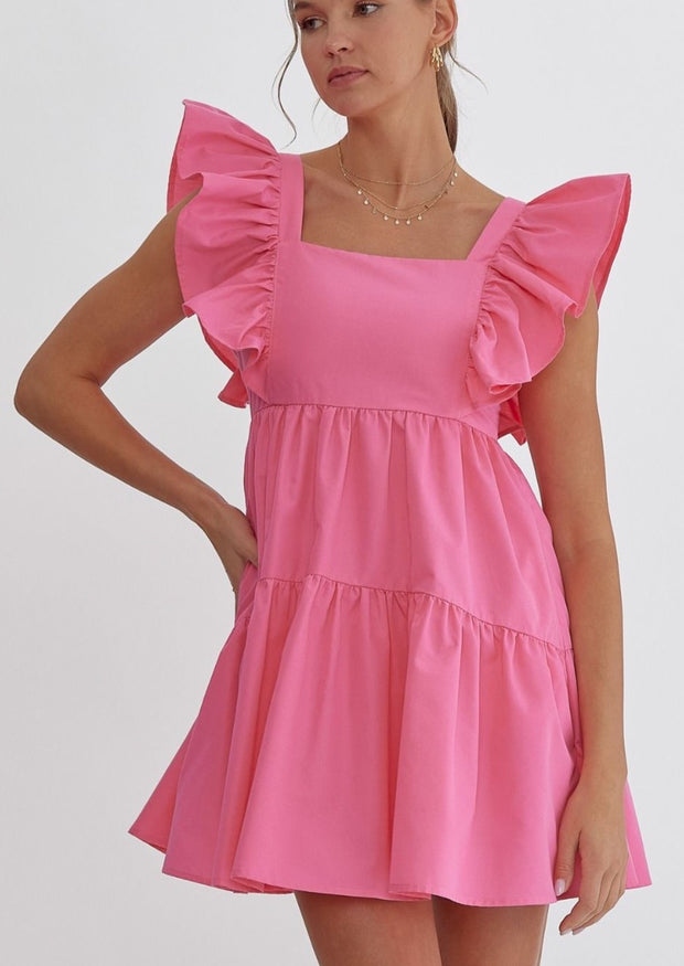 Hallie Dress - Pink
