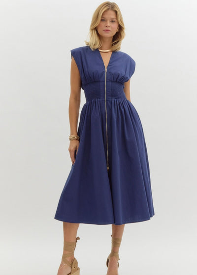 Ellen Dress - Navy