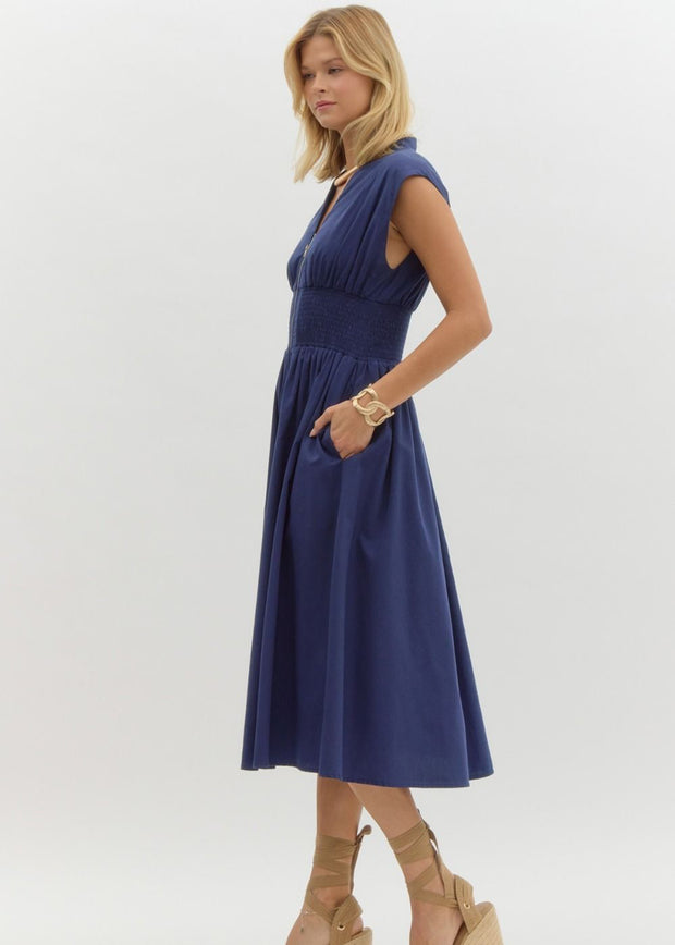 Ellen Dress - Navy