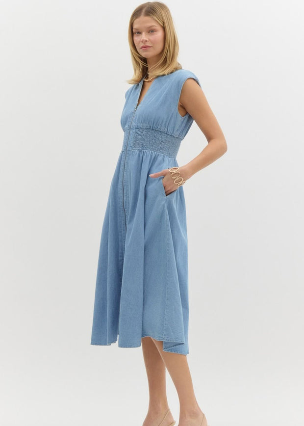 Ellen Dress - Denim
