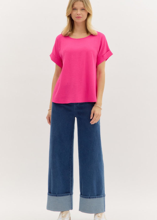 Cameron Top - Hot Pink