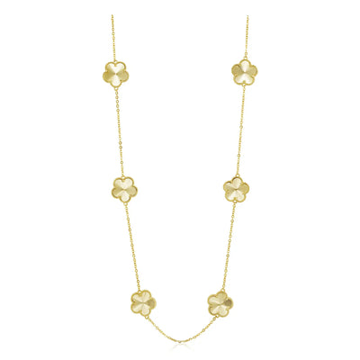 Adeline Clover Necklace - Gold