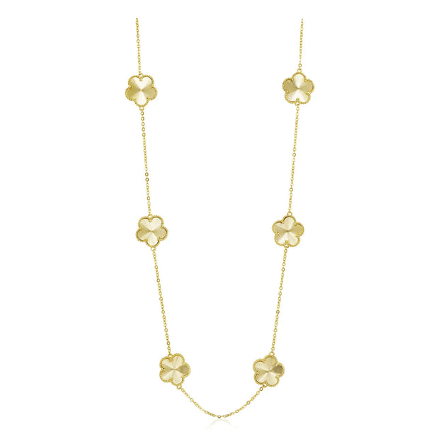 Adeline Clover Necklace - Gold