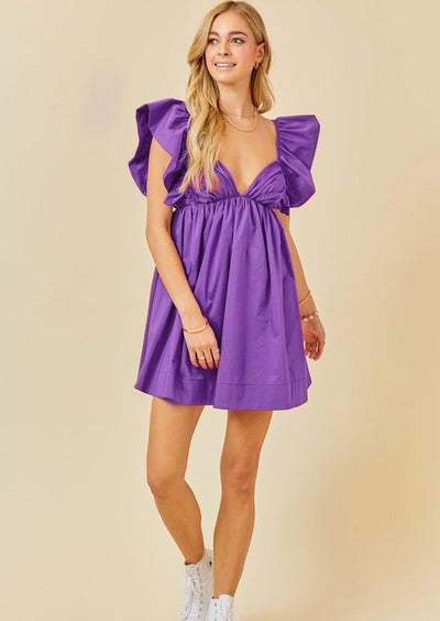 Hailee Dress - Purple