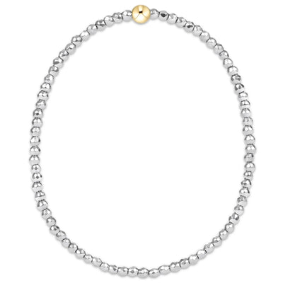 Extends Silver Faceted Hematite 2mm