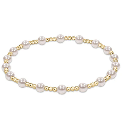 Classic Gold Sincerity 4mm - Pearl