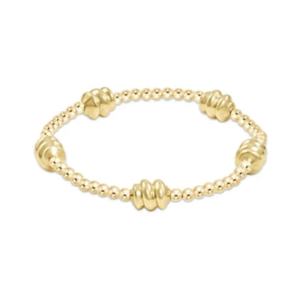 Admire Gold 3mm Bead Bracelet - Gold