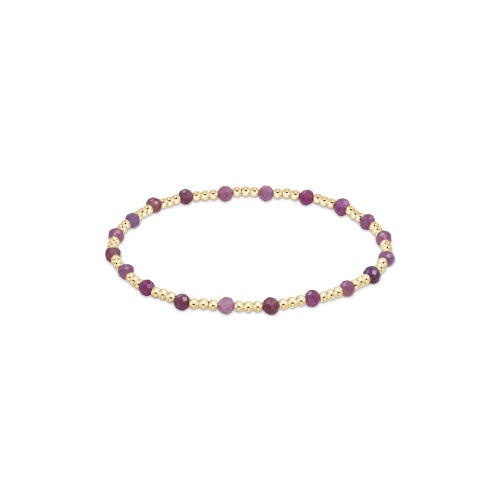 Gold Sincerity Pattern 3mm - Ruby