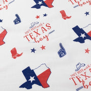 Muslin Swaddle Blanket - Texas Boy