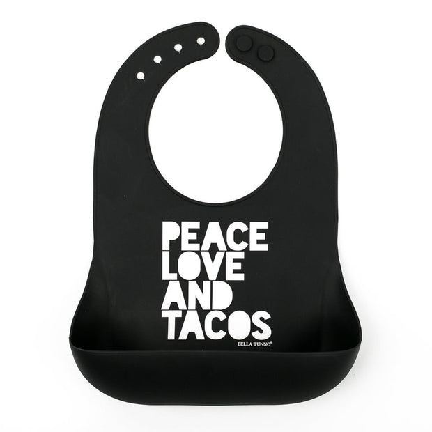 Wonder Bibs - Peace Love and Tacos