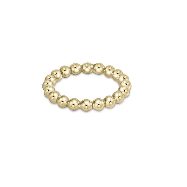 Classic Gold 3mm Bead Ring