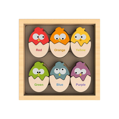 Color 'N Eggs - Bilingual Matching Puzzle