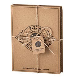 Pizza Cutter Cardboard Book Set