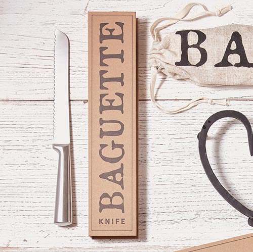 Baguette Knife Cardboard Book Set