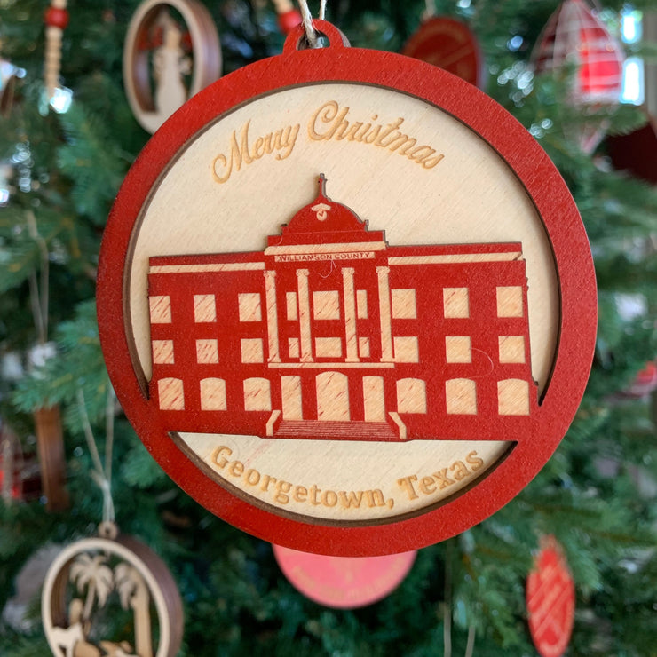Reimagined Wood Christmas Ornaments