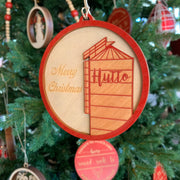 Reimagined Wood Christmas Ornaments