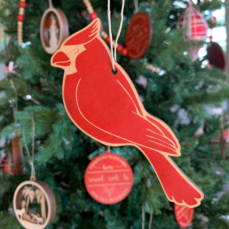 Reimagined Wood Christmas Ornaments