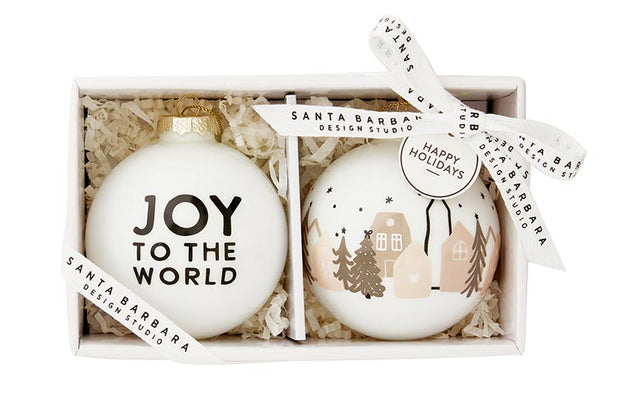 Glass Ornament Set