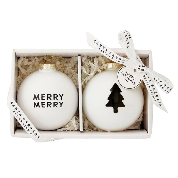 Glass Ornament Set