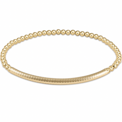 Bliss Bar 3mm Bracelet - Gold