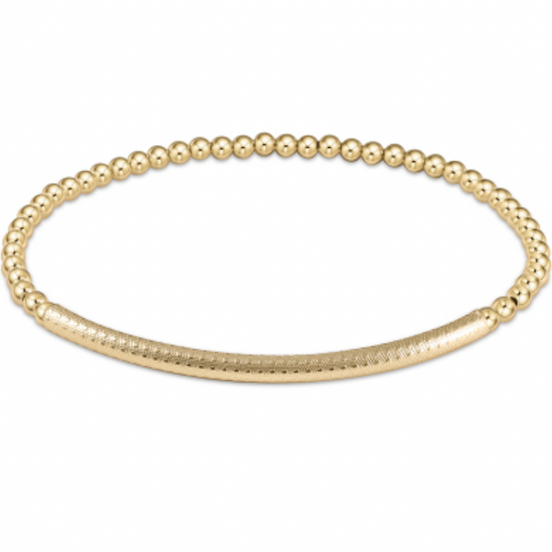 Bliss Bar 3mm Bracelet - Gold