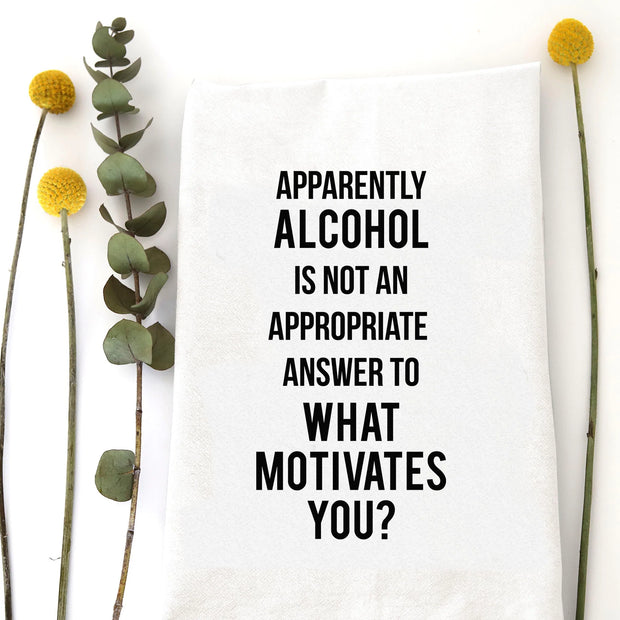 Alcohol Not Appropriate Answer
