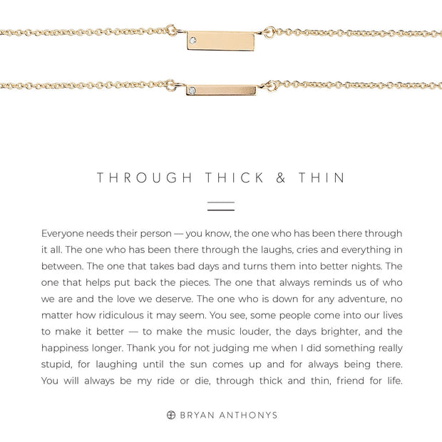 Through Thick and Thin Necklace Set