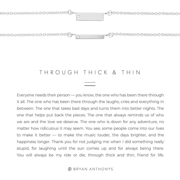 Through Thick and Thin Necklace Set