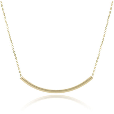 16" Bliss Bar Necklace - Gold