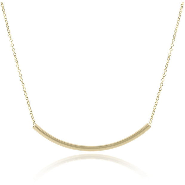 16" Bliss Bar Necklace - Gold