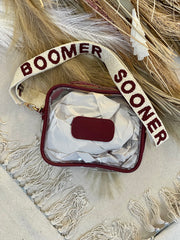 Boomer Sooner Beaded Purse Strap