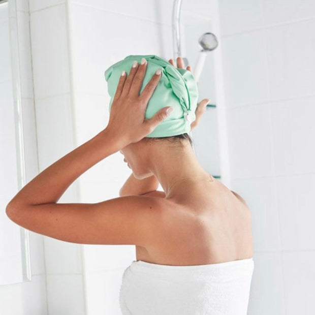 Quick Dry Hair Towel - Daintree Green