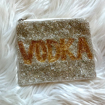 Vodka Beaded Pouch